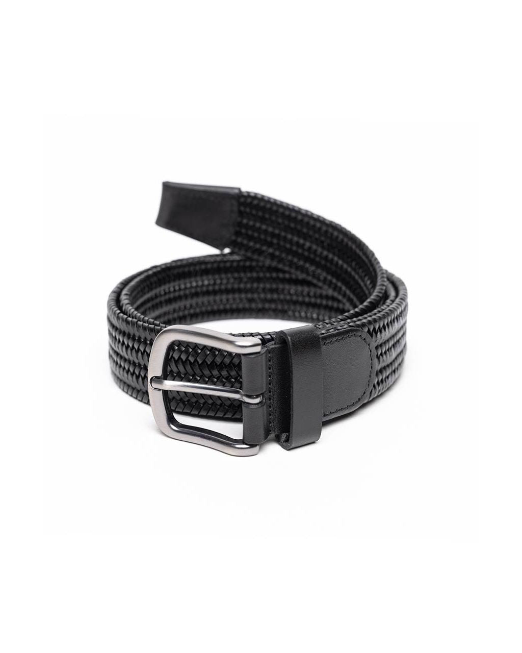 USNJEN PLETEN MOŠKI PAS K-36