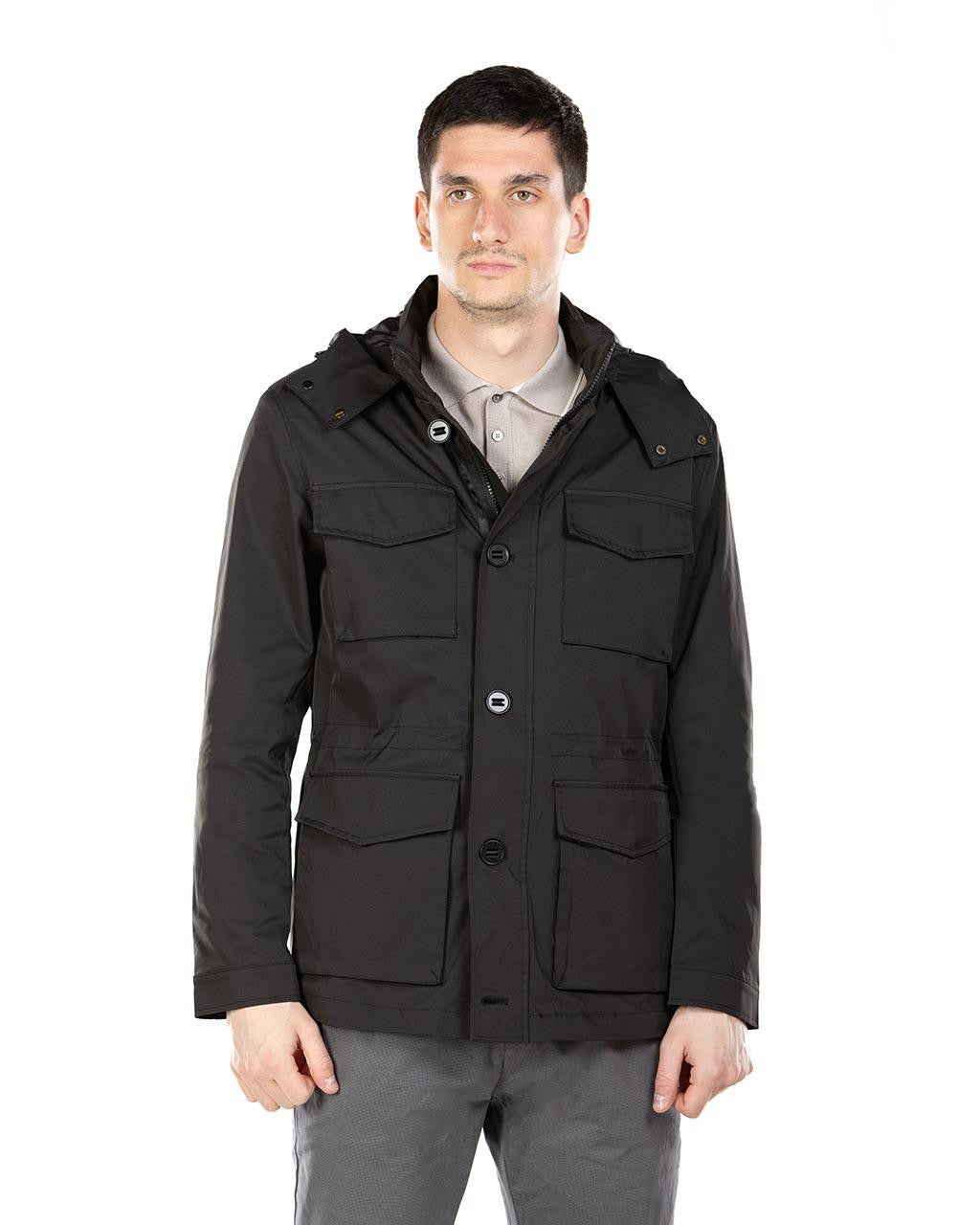 JAKNA Z ŽEPI IN KAPUCO 10-151