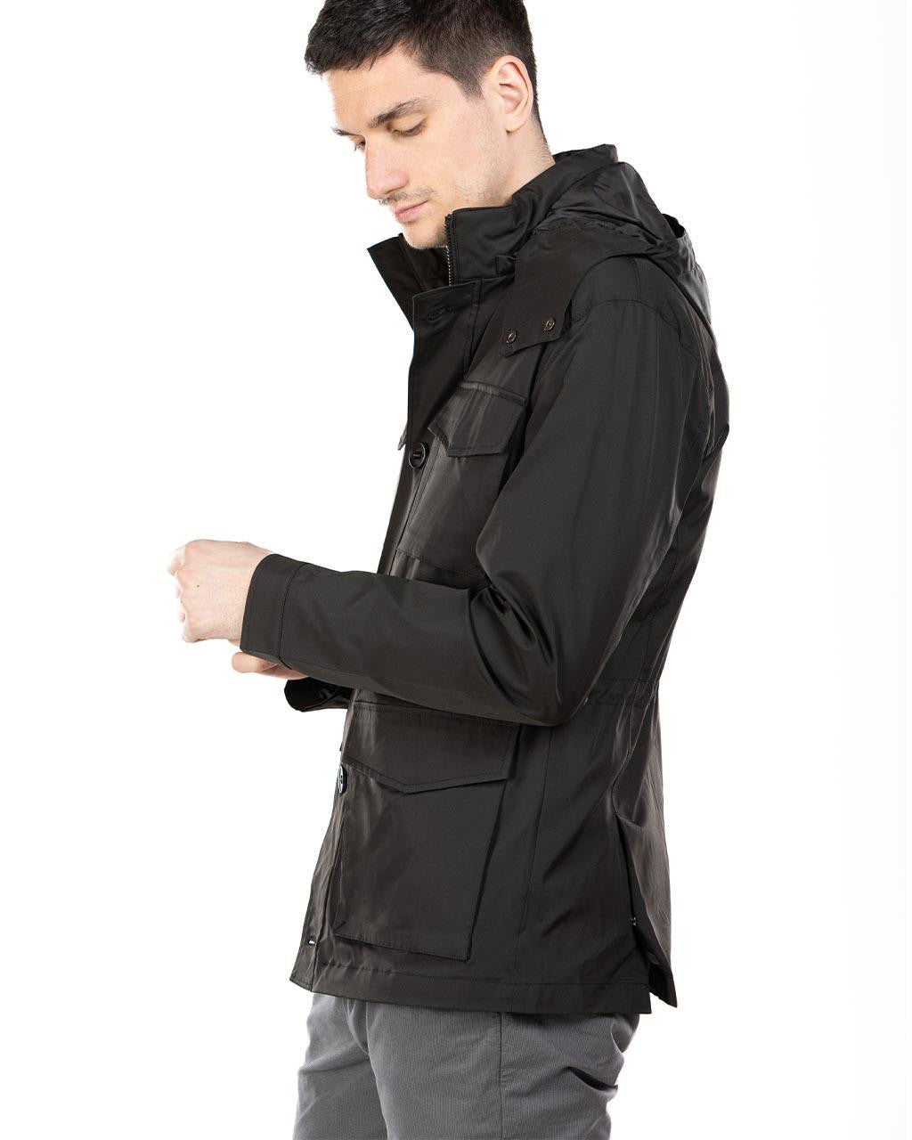 JAKNA Z ŽEPI IN KAPUCO 10-151