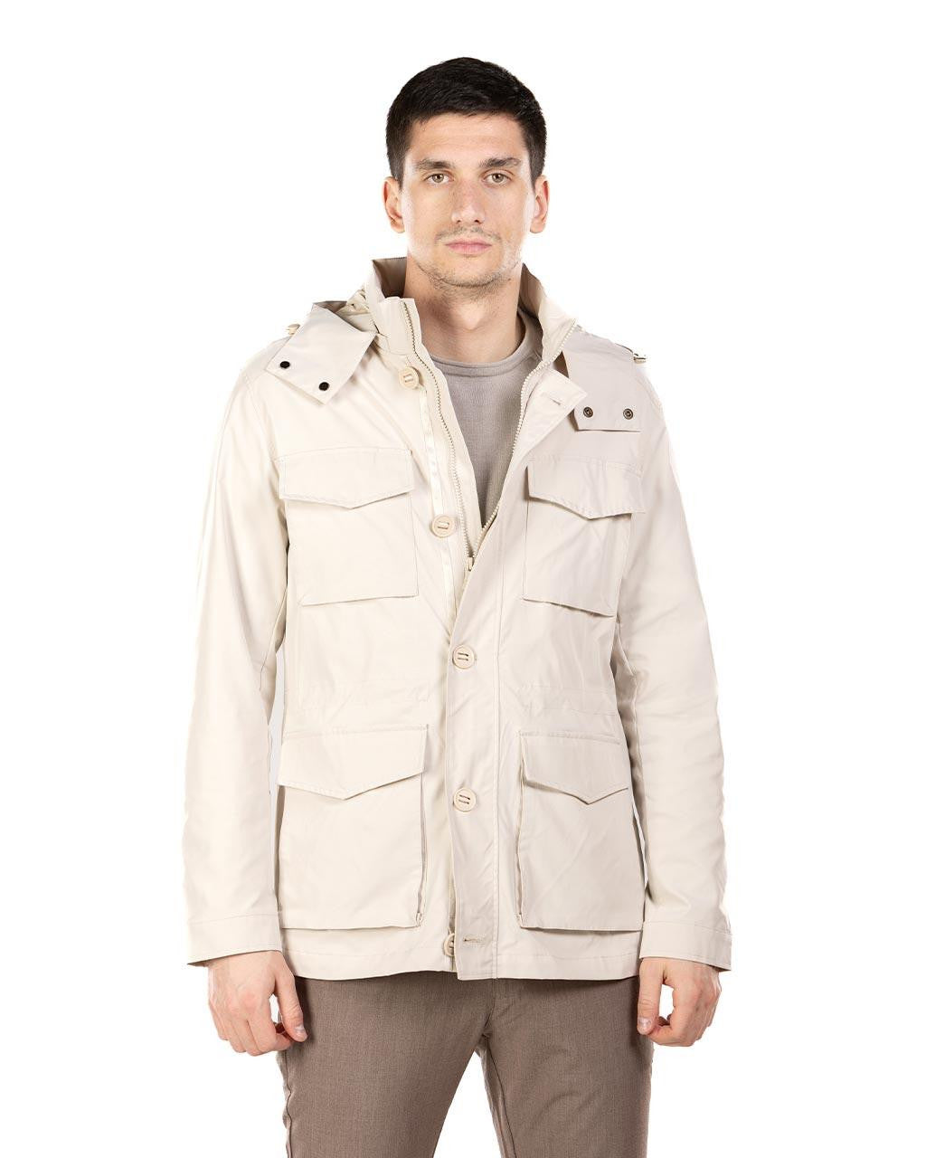 JAKNA Z ŽEPI IN KAPUCO 10-151