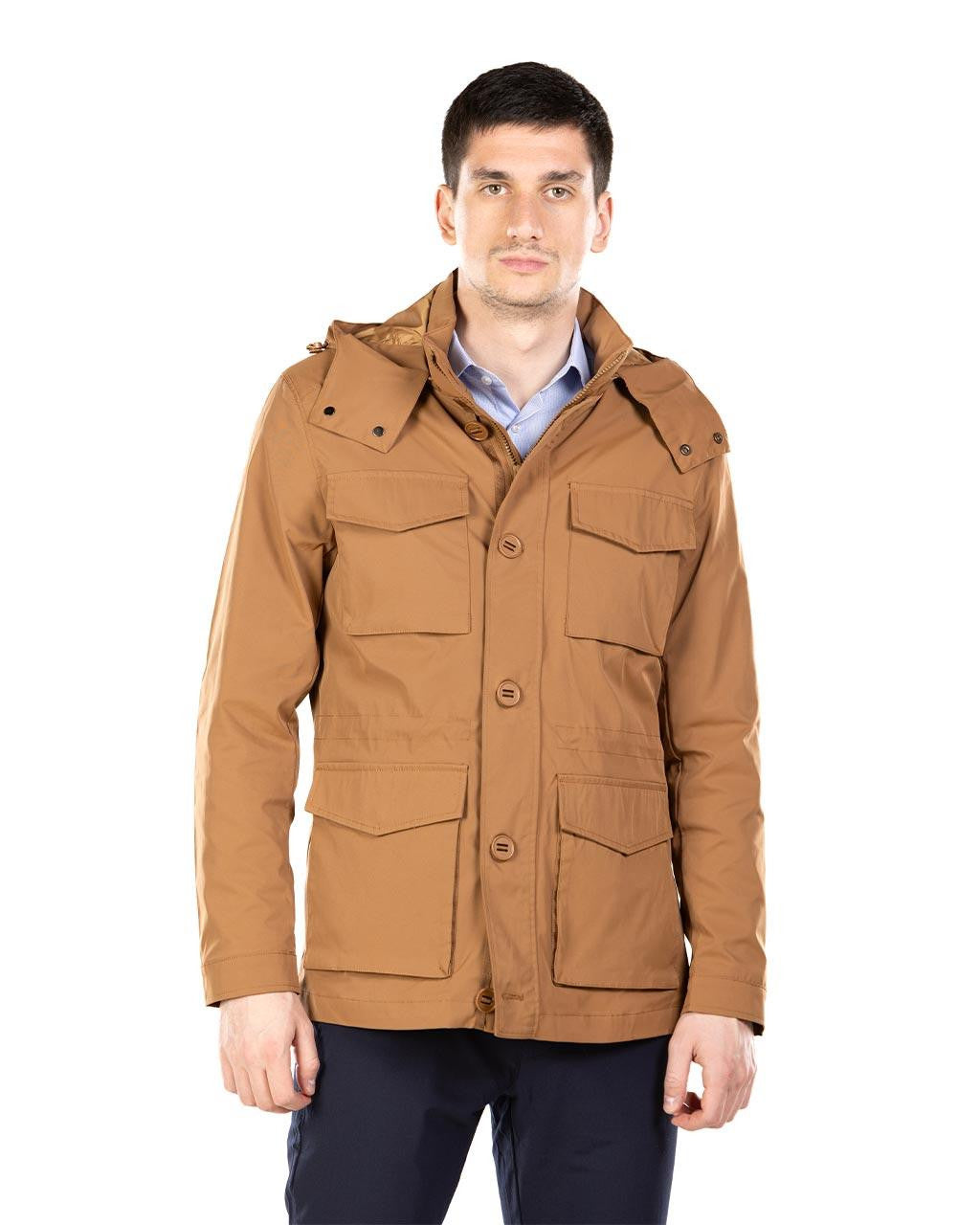 JAKNA Z ŽEPI IN KAPUCO 10-151