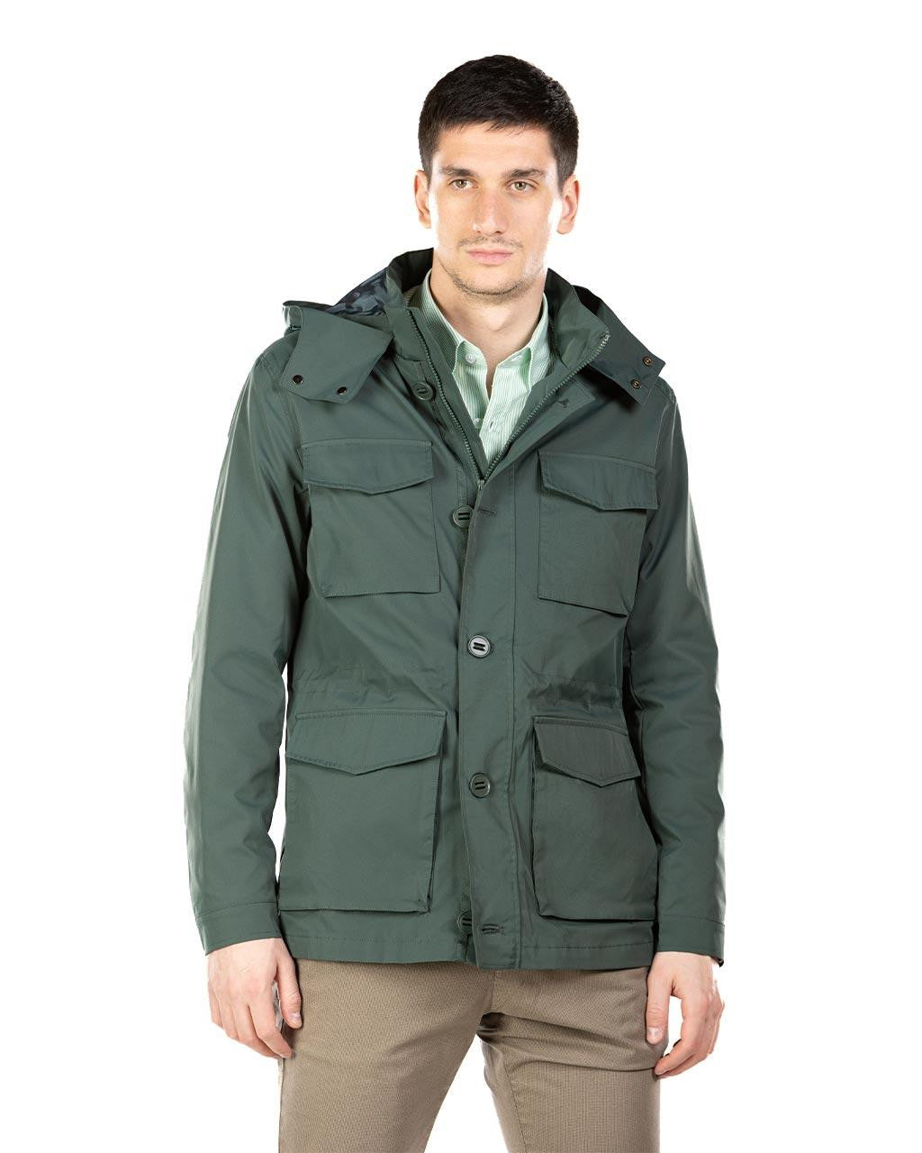 JAKNA Z ŽEPI IN KAPUCO 10-151