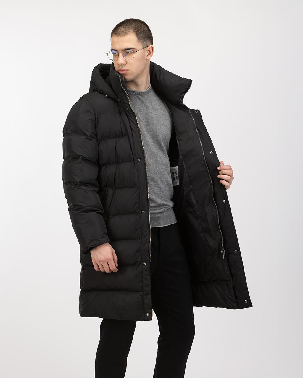 DOLGA PREŠITA BUNDA S KAPUCO 10-157