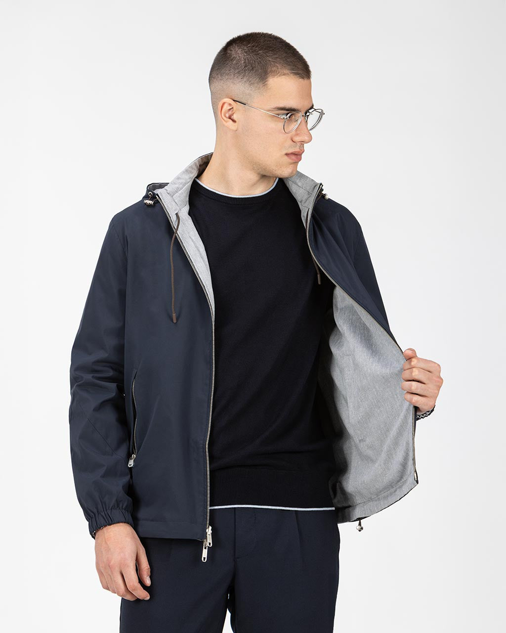 OBOJESTRANSKA JAKNA S KAPUCO 10-431