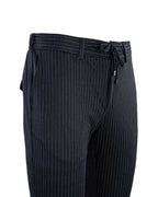 ČRTASTE HLAČE Z VEZALKO 2800