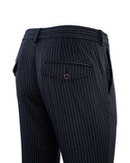 ČRTASTE HLAČE Z VEZALKO 2800