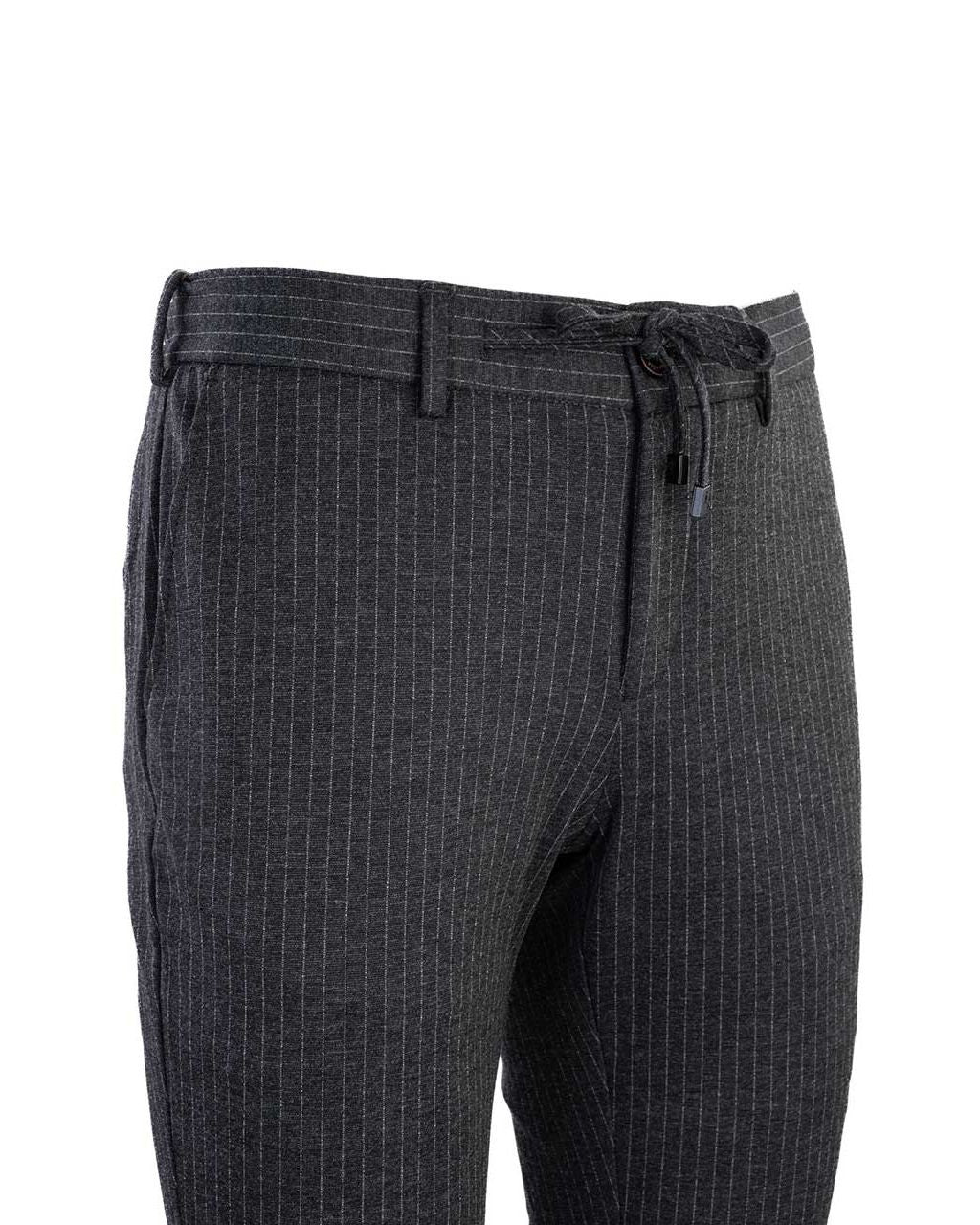 ČRTASTE HLAČE Z VEZALKO 2800