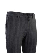 ČRTASTE HLAČE Z VEZALKO 2800