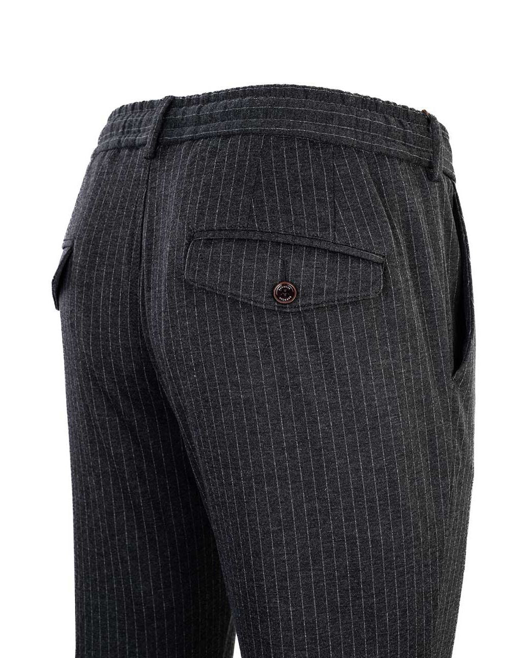 ČRTASTE HLAČE Z VEZALKO 2800