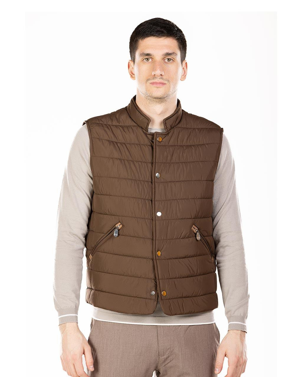 MOŠKI BREZROKAVNIK Z GUMBI 50-51