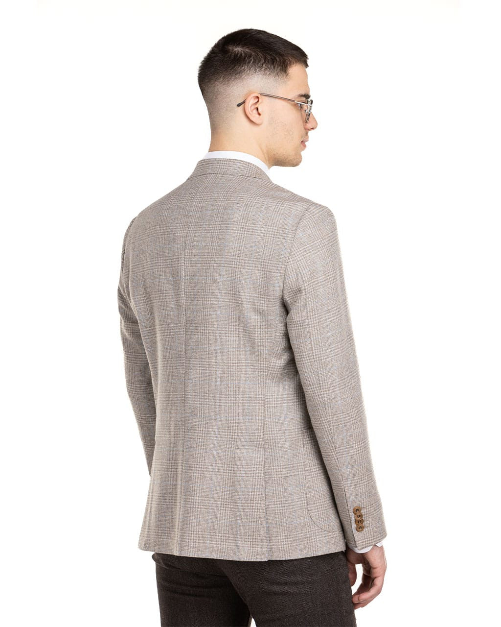 SUKNJIČ IZ MEŠANICE VOLNE Z VZORCEM 5371