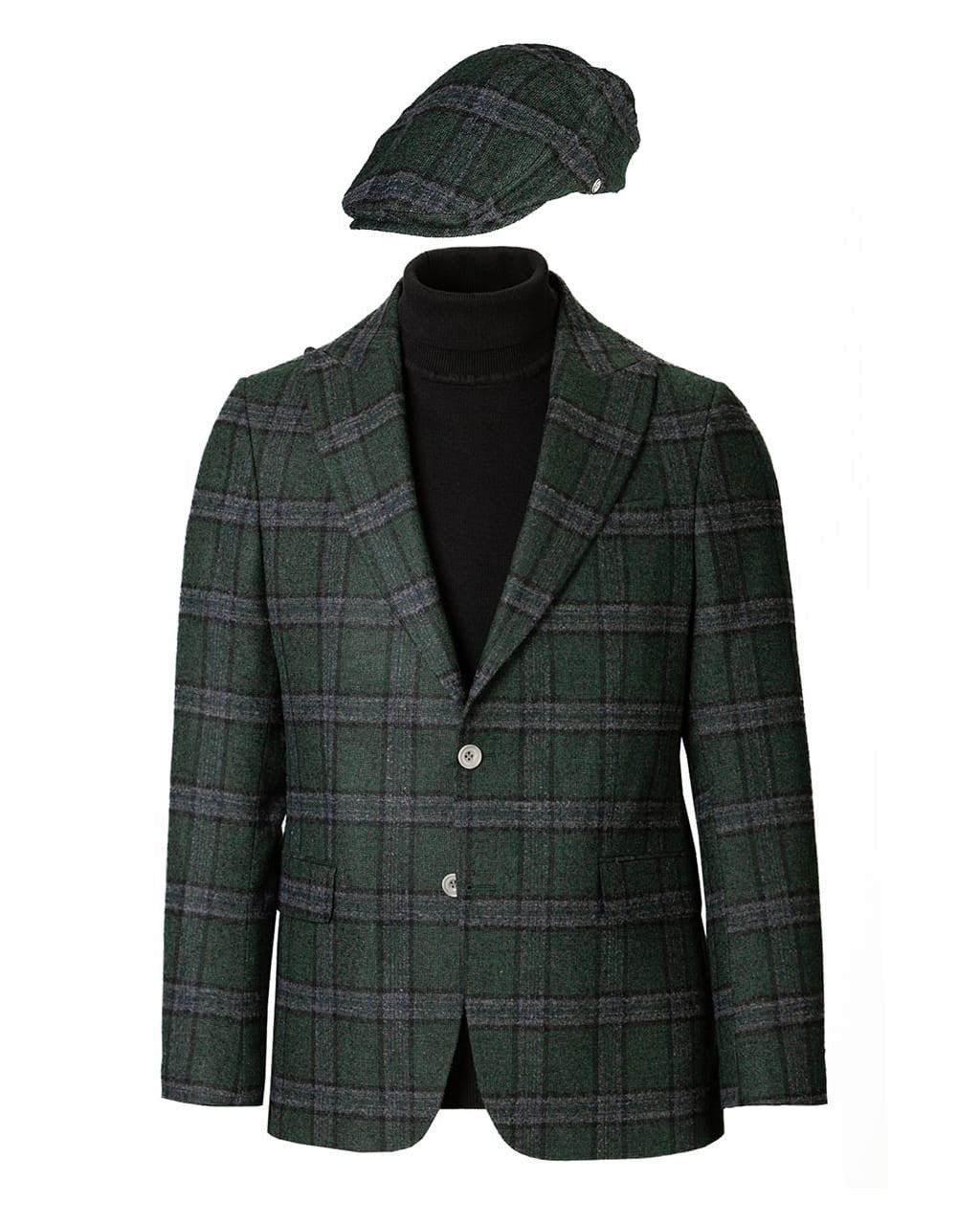 SUKNJIČ IZ MEŠANICE VOLNE Z VZORCEM 911